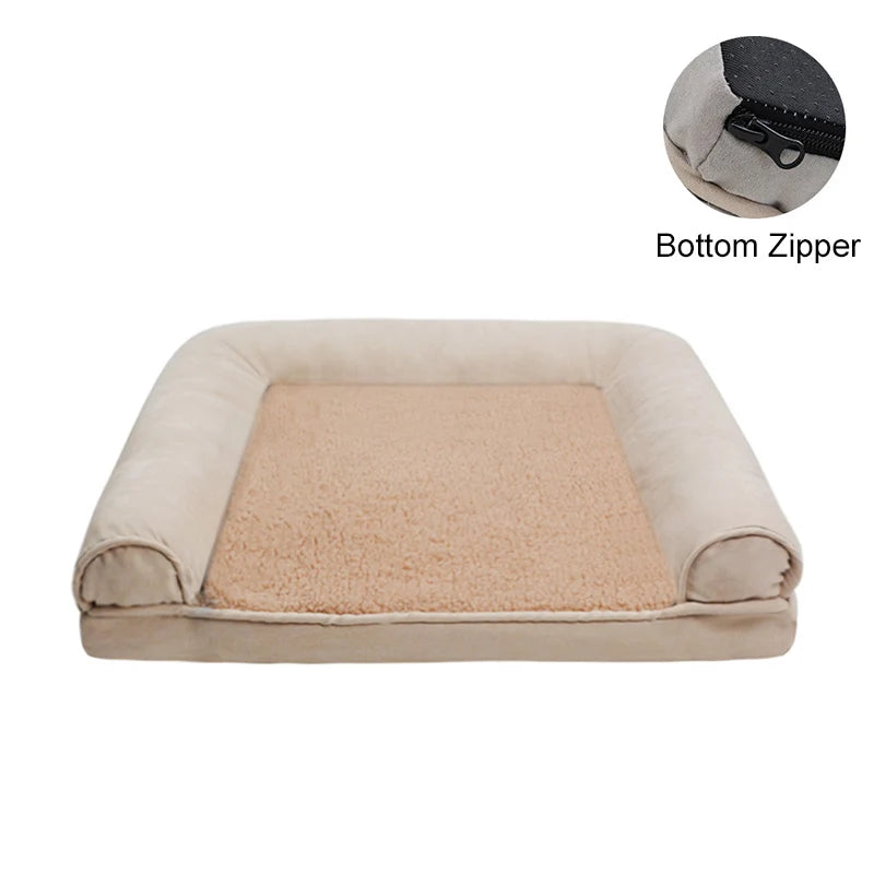 Winter Memory Foam Dog Bed for Medium–Large Dogs, Plush, Warm - My Pet Serenity