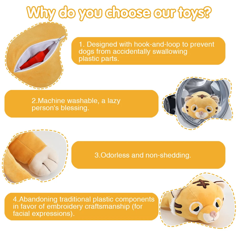 Dog Simulated Heartbeat Toy for Stress Relief – Calming Plush Puppy - My Pet Serenity