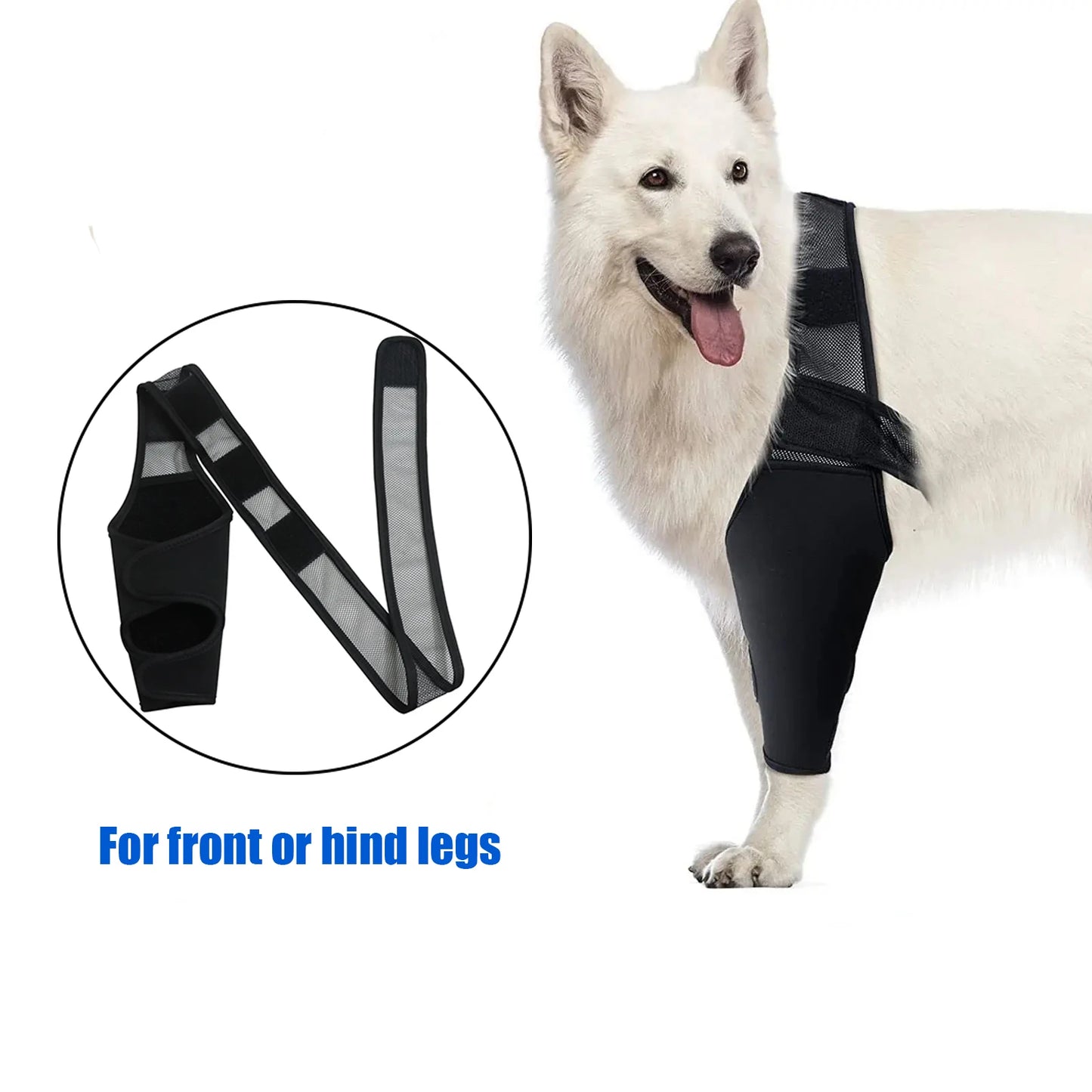 Dog Knee Brace for Joint Pain - Leg Support Injured Elderly Dogs - My Pet Serenity