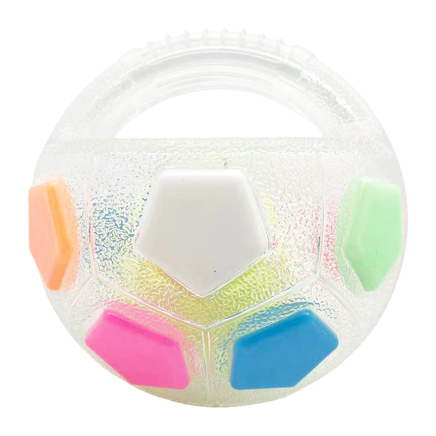 Calming Ball with Handle - Squeaky Football Toy for Medium-Large Dogs - My Pet Serenity