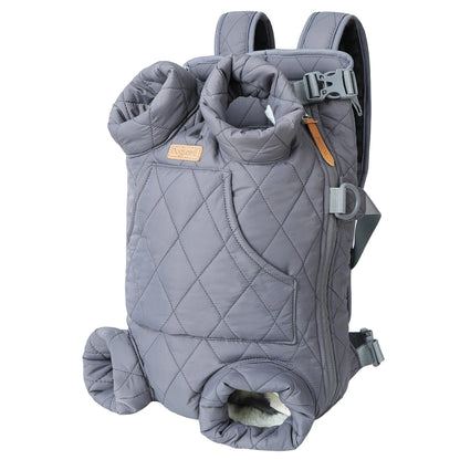 Winter Dog Backpack for Small Pets - Warm Windproof Carrier - My Pet Serenity