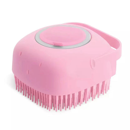 2-in-1 Pet Bath Brush: Soft Silicone Massage Comb for Dogs & Cats - My Pet Serenity