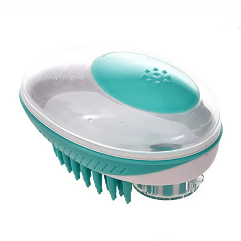 2-in-1 Pet Bath Brush: Soft Silicone Massage Comb for Dogs & Cats - My Pet Serenity