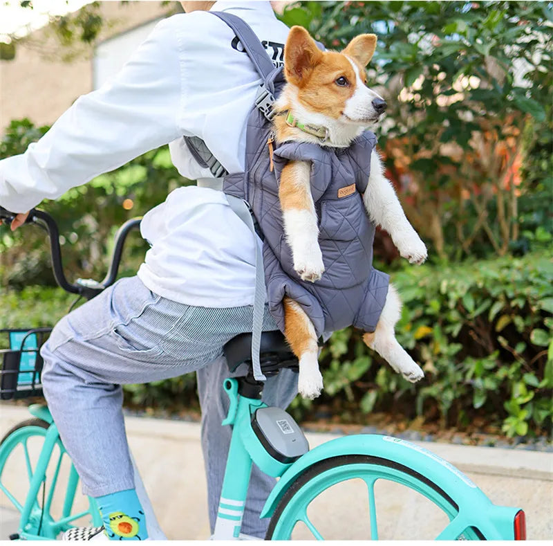 Winter Dog Backpack for Small Pets - Warm Windproof Carrier - My Pet Serenity