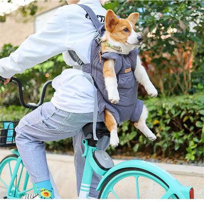 Winter Dog Backpack for Small Pets - Warm Windproof Carrier - My Pet Serenity