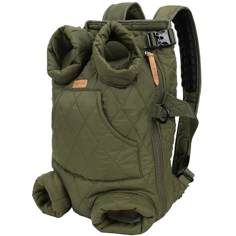 Winter Dog Backpack for Small Pets - Warm Windproof Carrier - My Pet Serenity