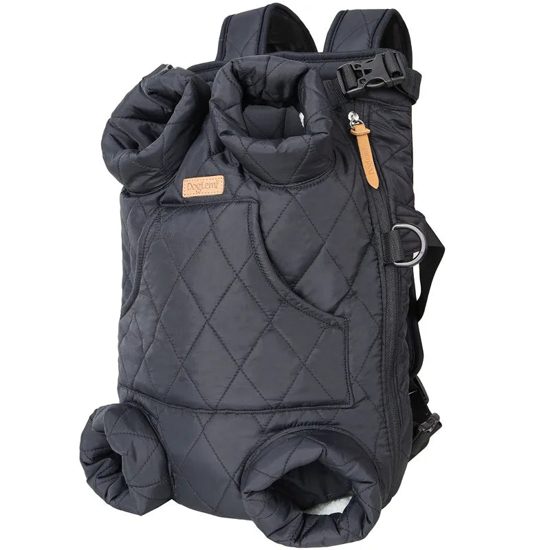 Winter Dog Backpack for Small Pets - Warm Windproof Carrier - My Pet Serenity