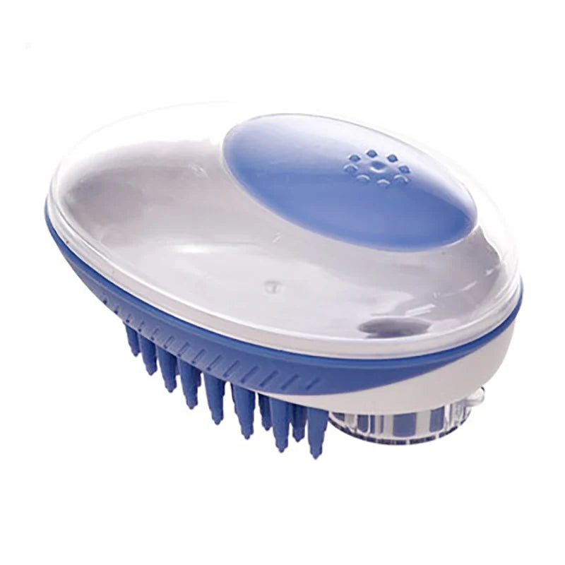 2-in-1 Pet Bath Brush: Soft Silicone Massage Comb for Dogs & Cats - My Pet Serenity