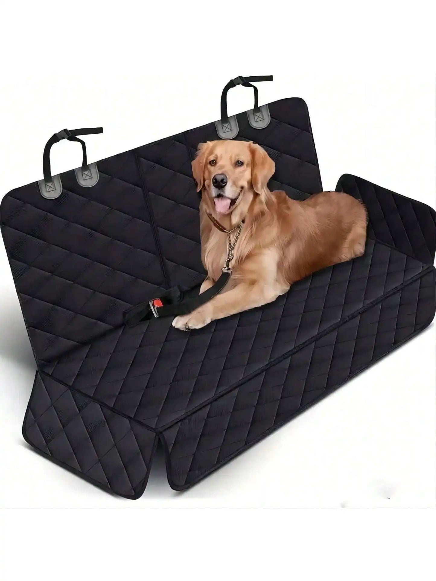 Waterproof Dog Car Seat Cover with Middle Seat Armrest for Travel - My Pet Serenity