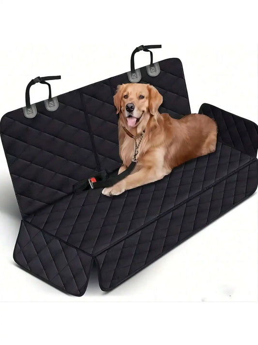 Waterproof Dog Car Seat Cover with Middle Seat Armrest for Travel - My Pet Serenity
