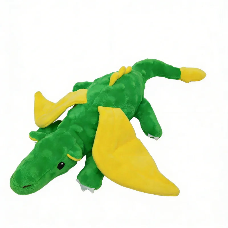 Dog Plush Squeaky Dragon Toy, Indestructible Safe Tough Chew Toy for Dogs - My Pet Serenity