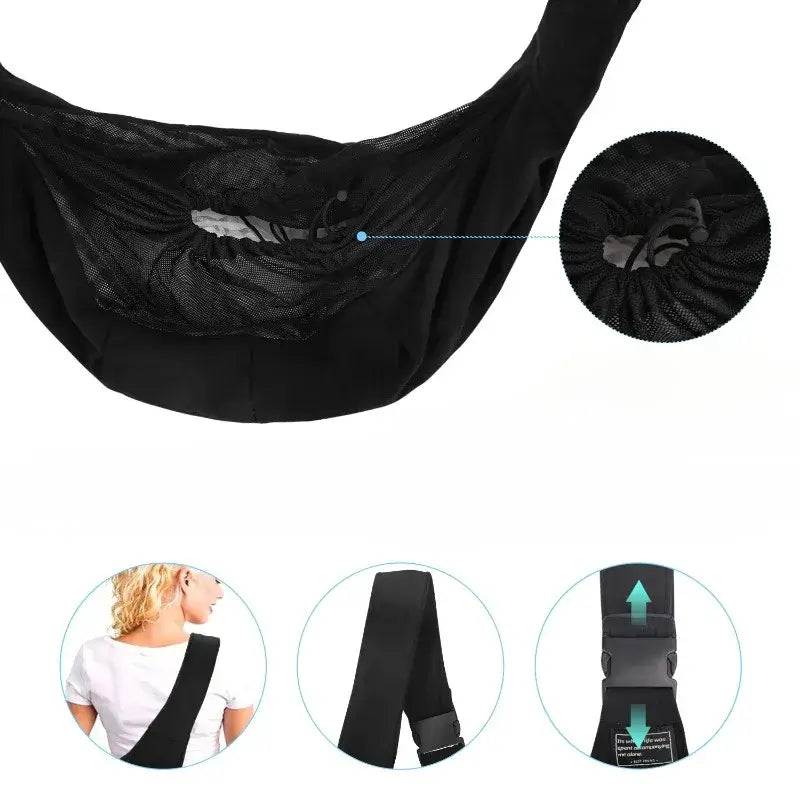 Winter Dog and Cat Sling Carrier Bag – Portable Outdoor Pet Backpack - My Pet Serenity