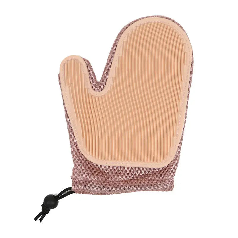 Pet grooming glove for cats and dogs hair remover, double-sided - My Pet Serenity