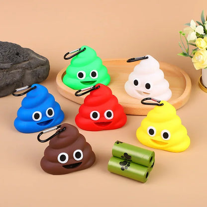 Dog Poop Bag Dispenser with Clip Portable Waste Bag Holder for Walking - My Pet Serenity