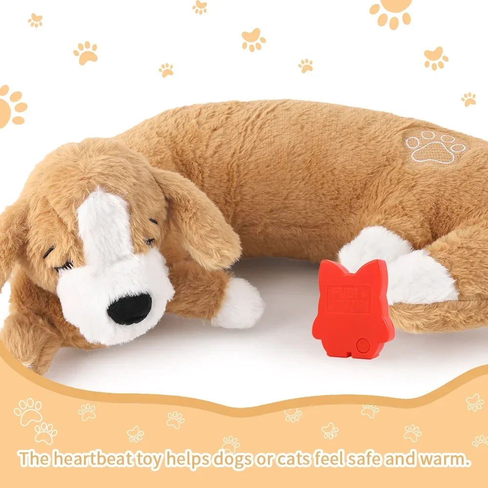 Dog and Cat Heartbeat Toy for Comfort and Behavioral Training - My Pet Serenity