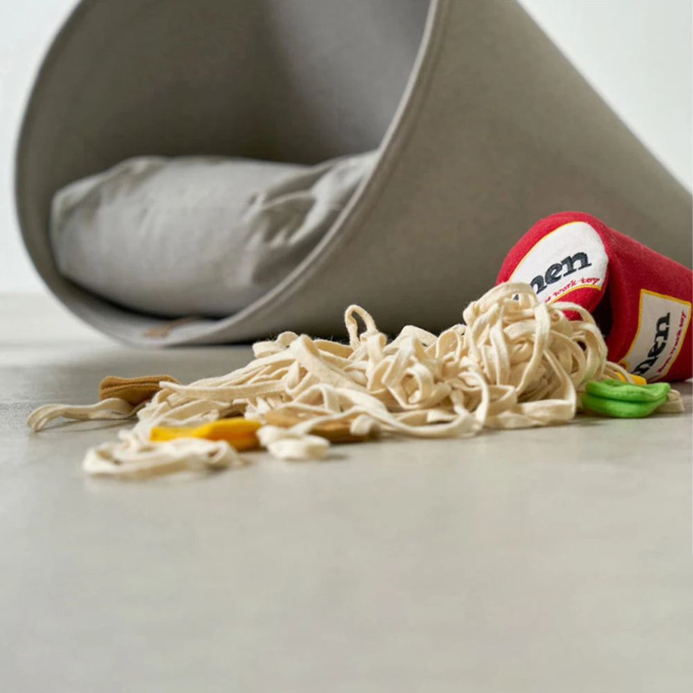 Dog Puzzle Toy Noodle-Shape Food-Dispensing for Small/Medium Dogs - My Pet Serenity