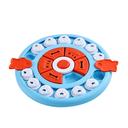 Cat Puzzle Toy Slow Feeder for Indoor Cats, Interactive Turntable - My Pet Serenity