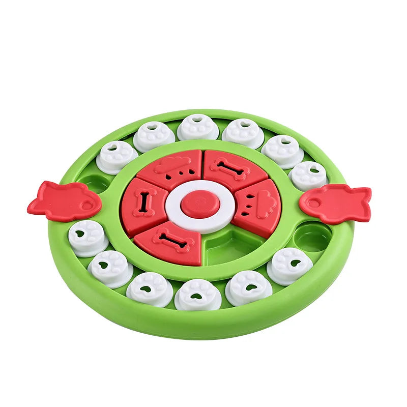 Cat Puzzle Toy Slow Feeder for Indoor Cats, Interactive Turntable - My Pet Serenity