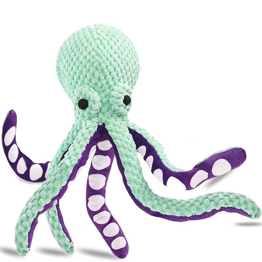 Dog Plush Octopus Toy - Sound, Durable Toy for Large & Small Dogs - My Pet Serenity