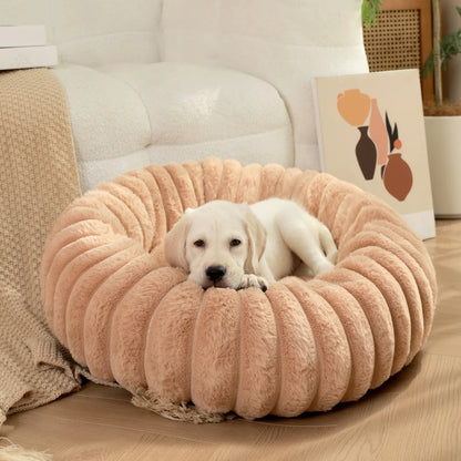 Round Pet Bed for Large Dogs and Cats, Washable All-Season Sofa Bed - My Pet Serenity