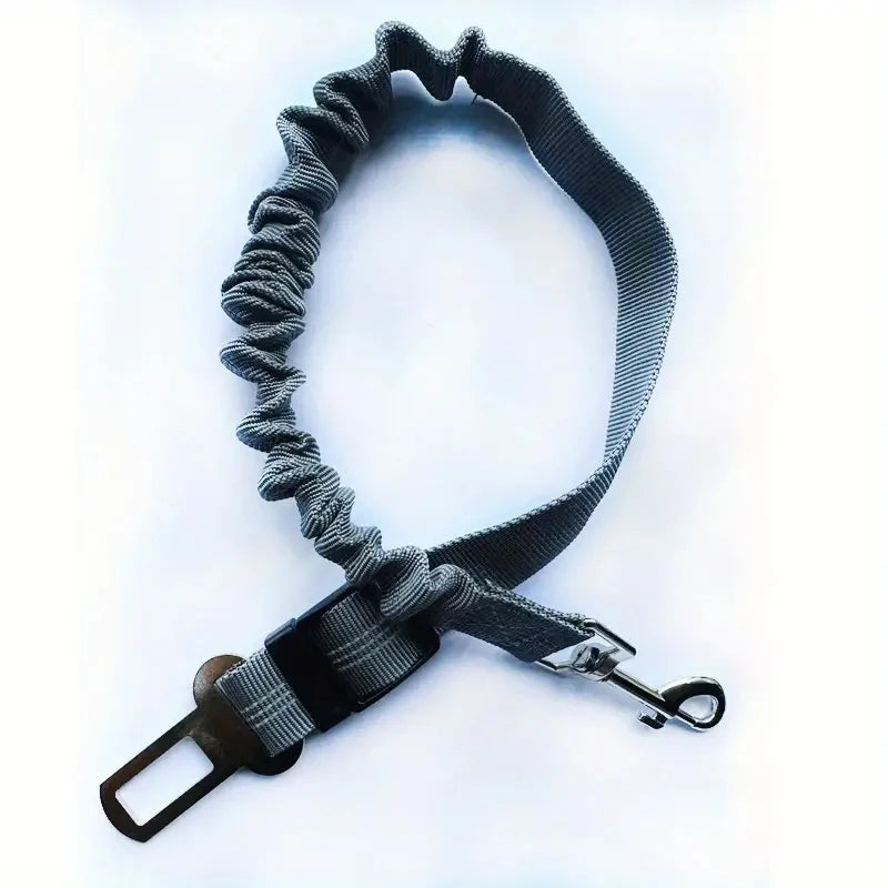 Reflective Dog Car Seat Belt - Adjustable Durable Nylon with Bungee - My Pet Serenity