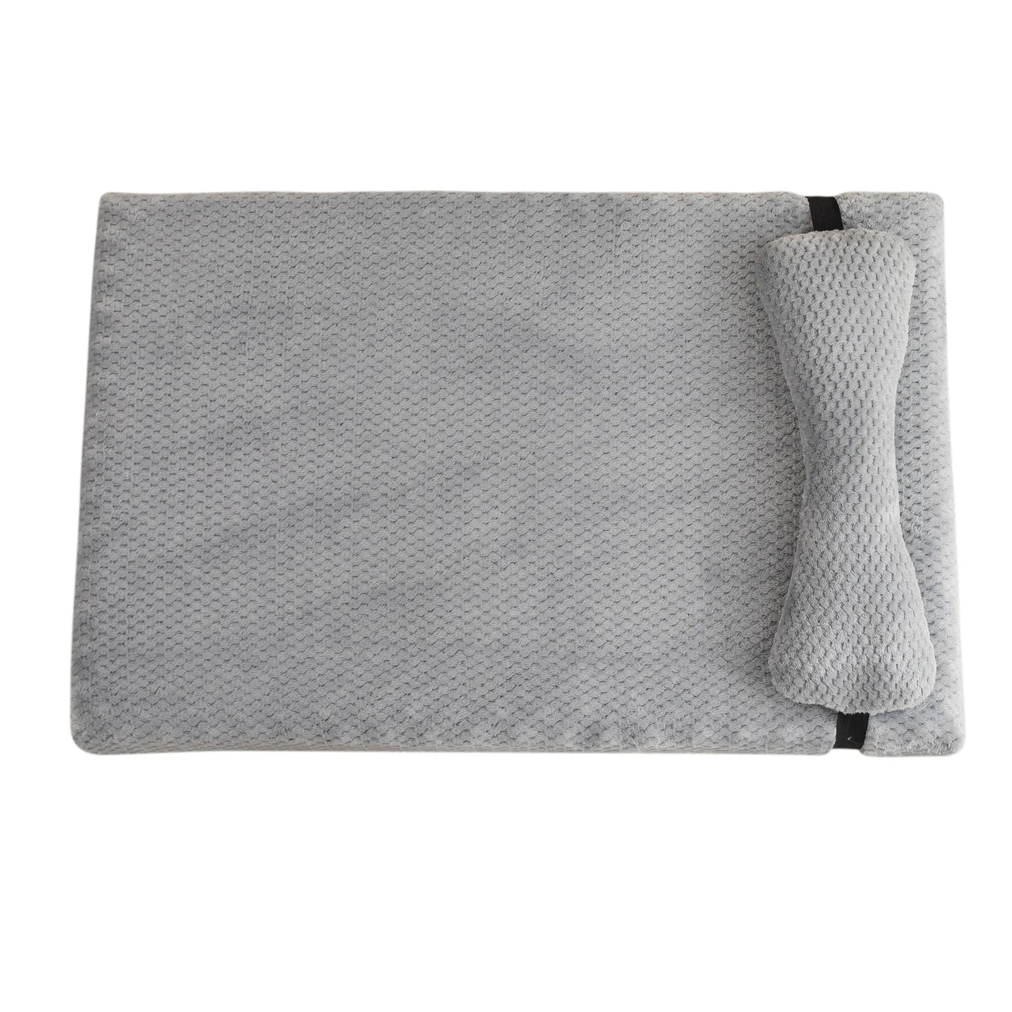 Warm Calming Dog Bed with Pillow Plush Mat Removable Winter Cover for Dogs and Cats - My Pet Serenity