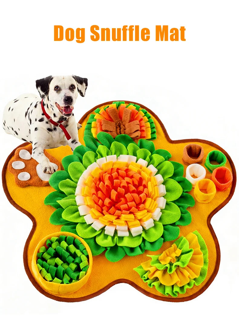 Dog Snuffle Mat: Interactive Slow Feeder for Foraging & Anxiety Relief - My Pet Serenity
