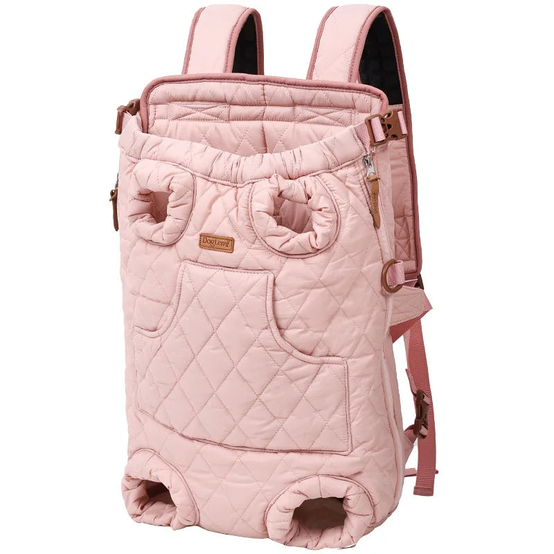 Winter Dog Backpack for Small Pets - Warm Windproof Carrier - My Pet Serenity