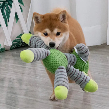 Indestructible Large Dog Squeaky Plush Toy for Chewing, Teeth & Training - My Pet Serenity