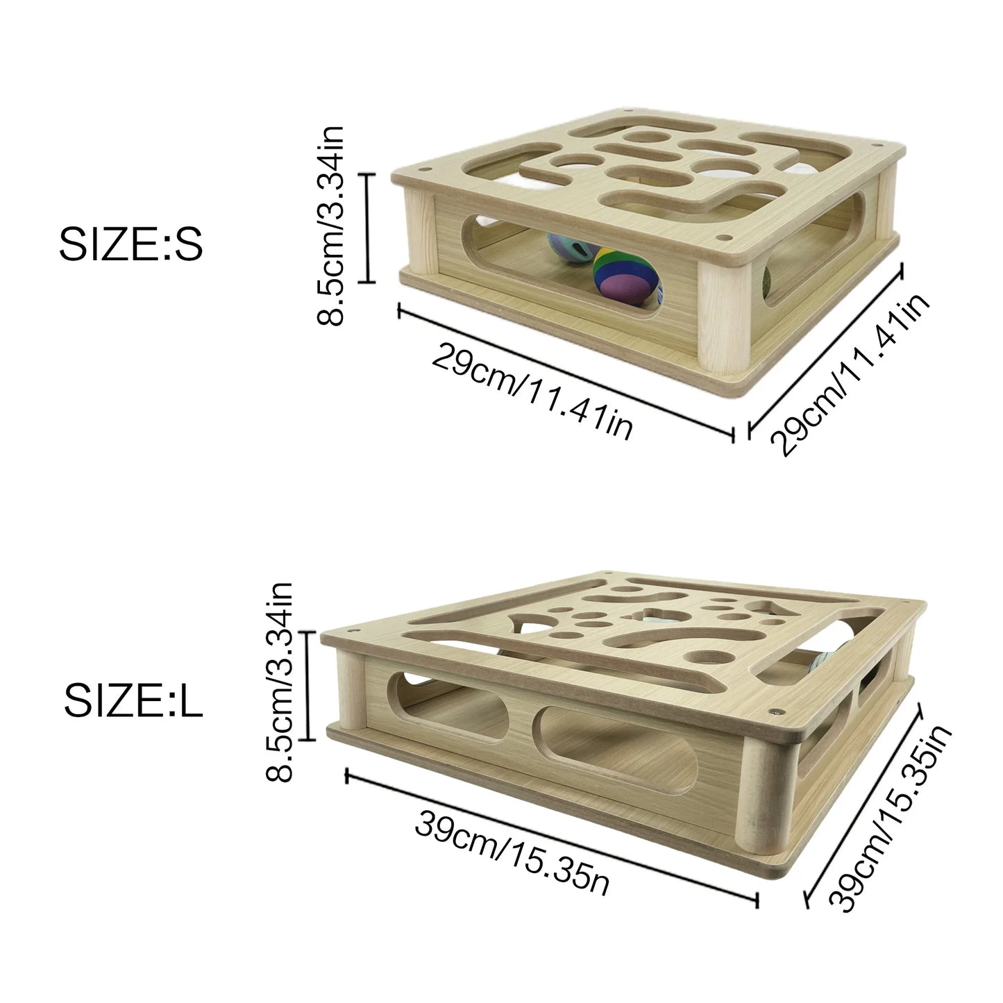 Cat Hollow Ball Toy with Bell, Peppermint Scent, Rubber Balls - My Pet Serenity