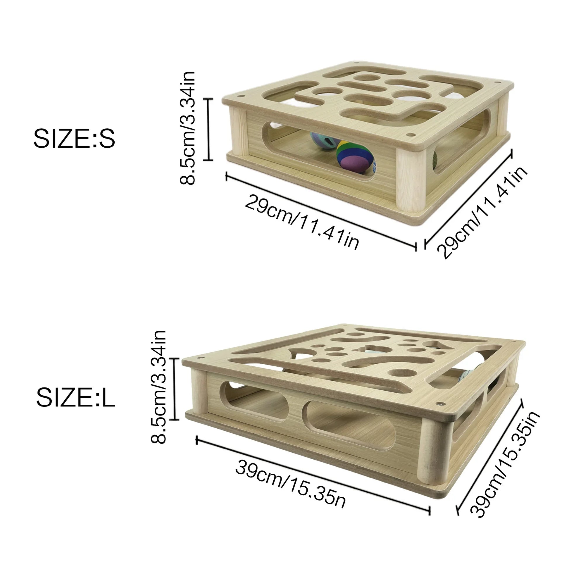 Cat Hollow Ball Toy with Bell, Peppermint Scent, Rubber Balls - My Pet Serenity