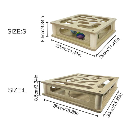 Cat Hollow Ball Toy with Bell, Peppermint Scent, Rubber Balls - My Pet Serenity