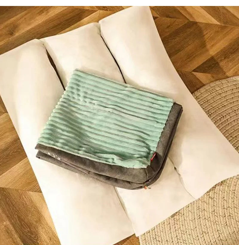 Corduroy Dog Bed - Winter Warm Sleeping Mat for Small to Large Dogs - My Pet Serenity