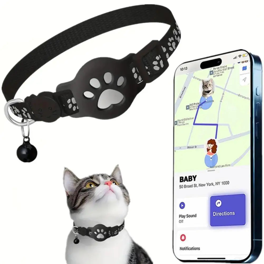 Two-Mode Multifunctional Pet GPS Tracker Collar for Cats, iOS-Compatible - My Pet Serenity