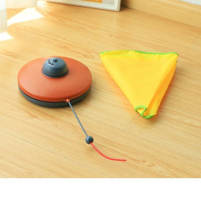 Interactive Electric Cat Turntable Toy with No-Battery Rotating Teaser - My Pet Serenity