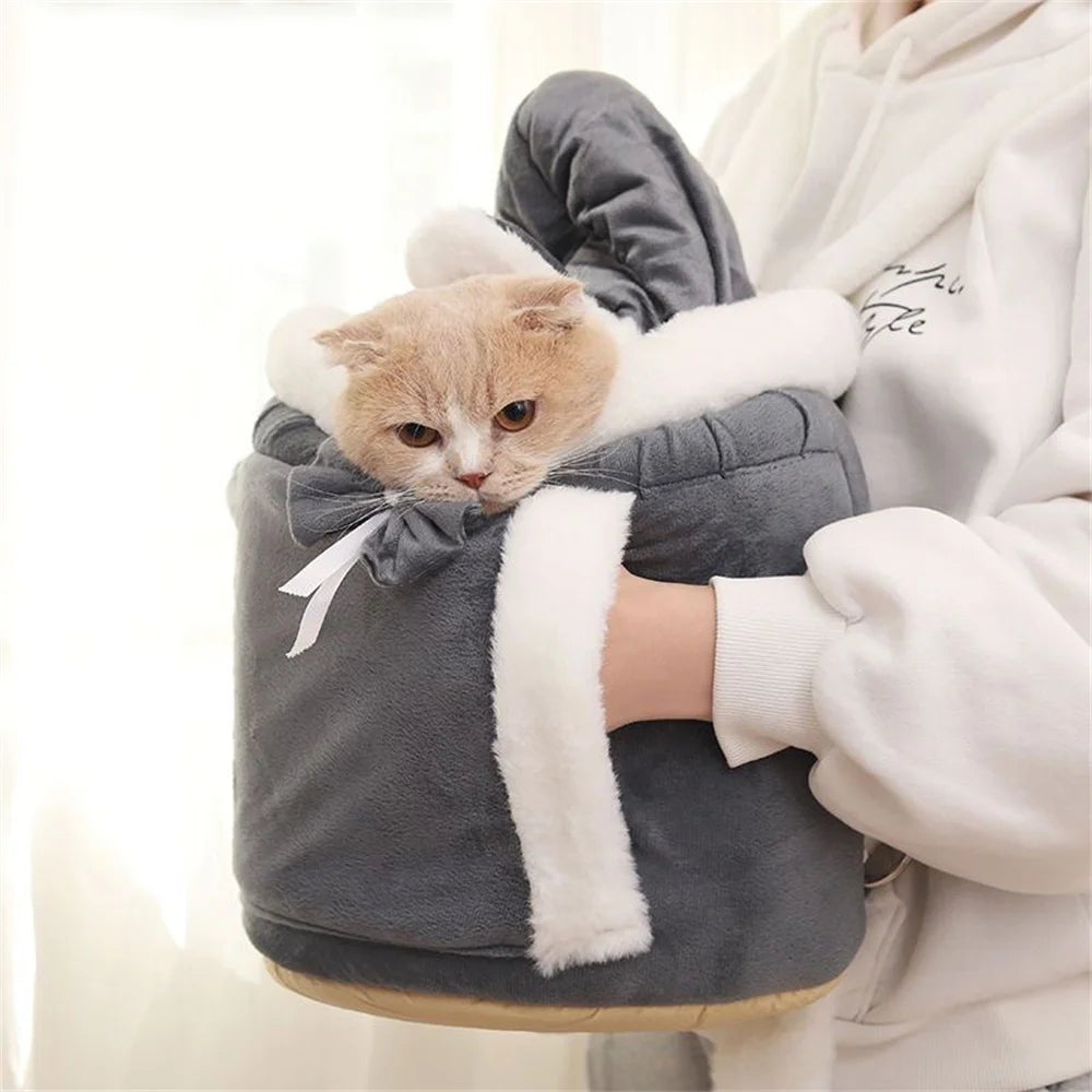 Winter Warm Pet Carrier Backpack for Small Dogs - Outdoor Travel - My Pet Serenity