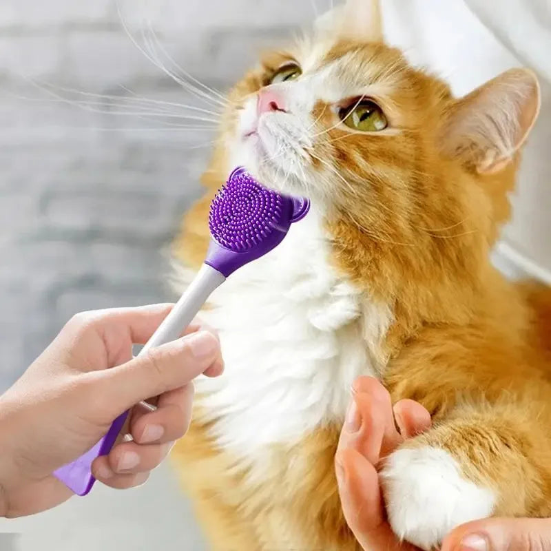 Cat 5-in-1 Vacuum Silicone Grooming Kit for Chin Care Blackhead Removal - My Pet Serenity