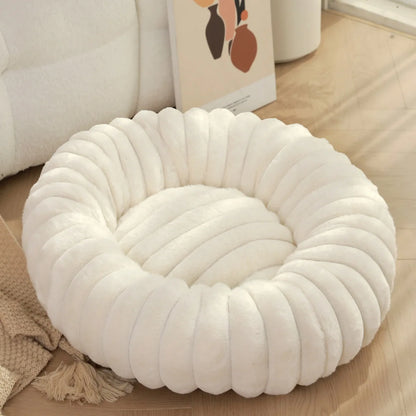Round Pet Bed for Large Dogs and Cats, Washable All-Season Sofa Bed - My Pet Serenity