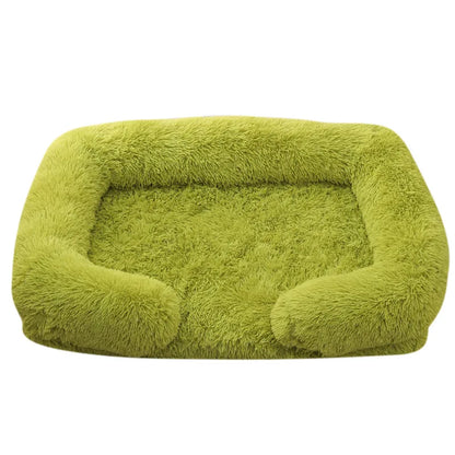 Large Dog Bed Plush Thickened Pad with Removable Cover for Winter - My Pet Serenity