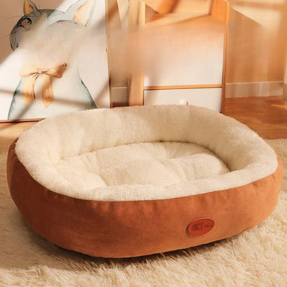 Thickened Warm Pet Nest Bed for Autumn & Winter - Dog & Cat Bed - My Pet Serenity