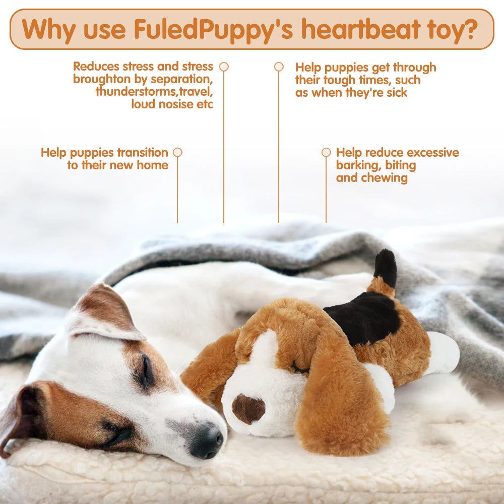 Puppy Heartbeat Toy for Crate Training and Sleep Aid - Dog Toy - My Pet Serenity