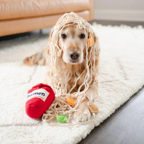 Dog Puzzle Toy Noodle-Shape Food-Dispensing for Small/Medium Dogs - My Pet Serenity