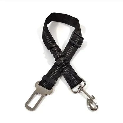 Reflective Dog Car Seat Belt - Adjustable Durable Nylon with Bungee - My Pet Serenity