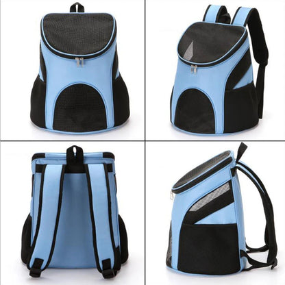 Cat Travel Backpack Carrier - Portable Breathable Mesh Transport Bag - My Pet Serenity