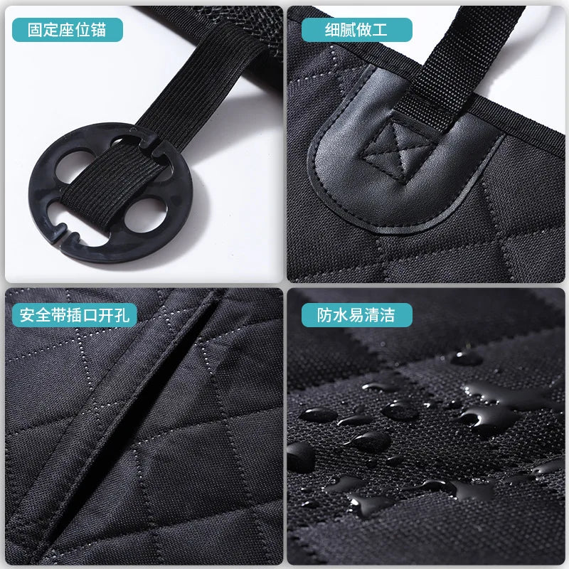 Waterproof Dog Car Seat Cover Hammock for All Sizes Rear Protector - My Pet Serenity