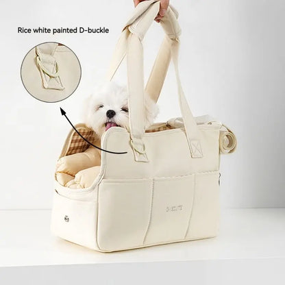 Shoulder Dog Carrier Bag for Small Dogs and Cats, Puppy Travel - My Pet Serenity