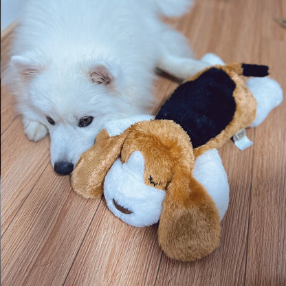 Puppy Heartbeat Toy with Squeaky Chew for Crates and Kennels Sleep Aid - My Pet Serenity