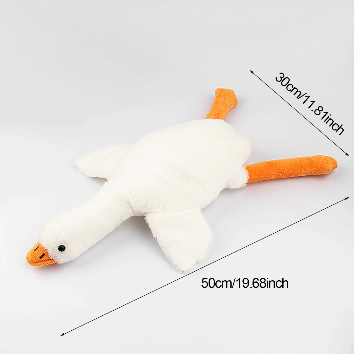 50cm Goose Plush Toy for Cats and Dogs - Anxiety Relief Companion - My Pet Serenity