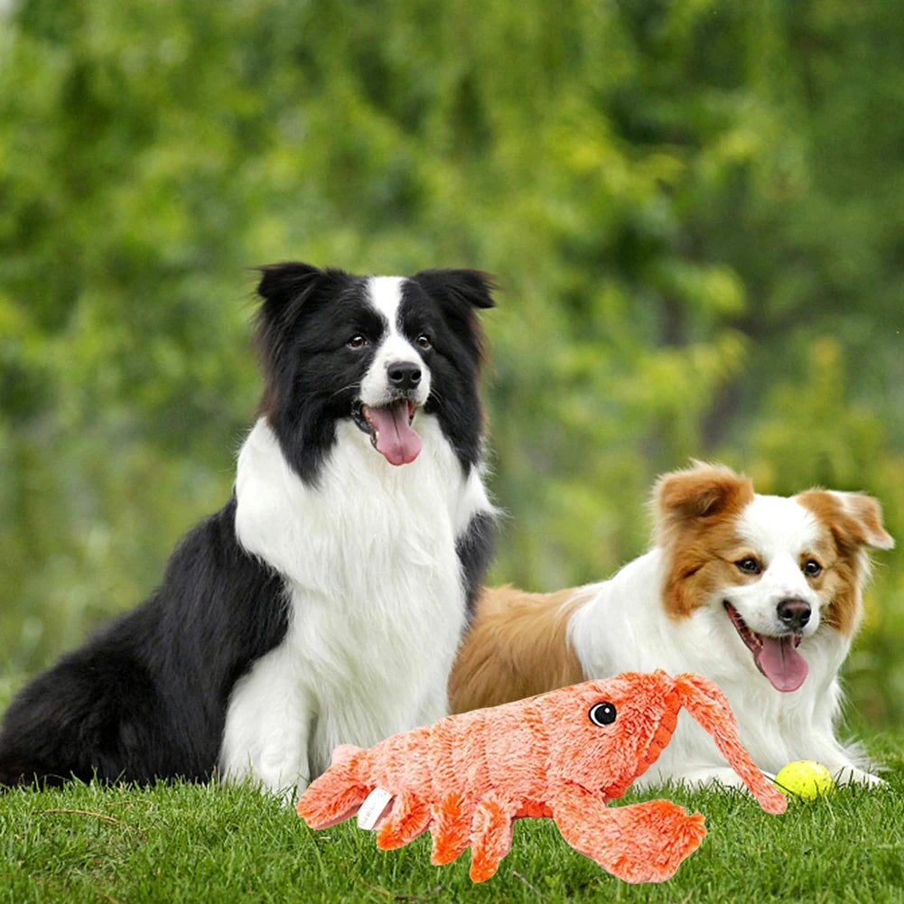 Dog Interactive Plush Toy Floppy Lobster Squeak for Small-Large Dogs - My Pet Serenity