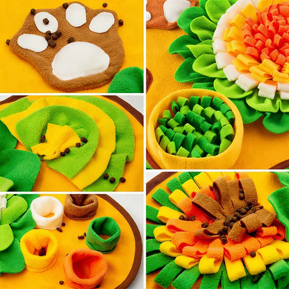 Dog Snuffle Mat: Interactive Slow Feeder for Foraging & Anxiety Relief - My Pet Serenity